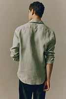 Slim Fit Linen Shirt