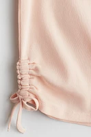 Jersey Top with Drawstrings