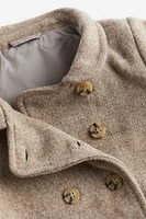 Wool-blend Coat