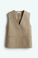 Veste de costume à fentes latérales