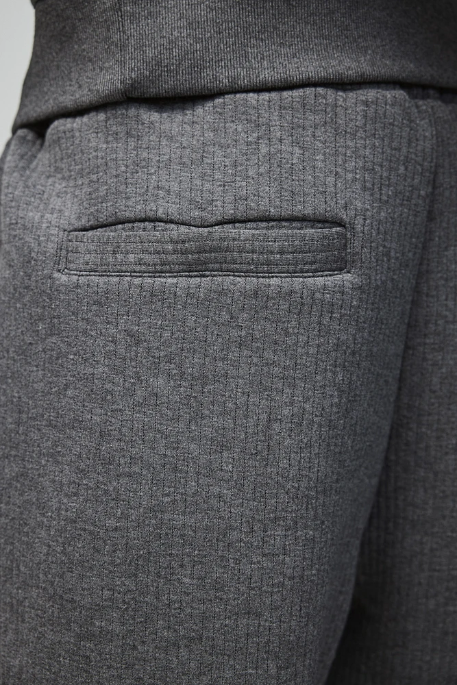 Regular Fit Ribbed Joggers