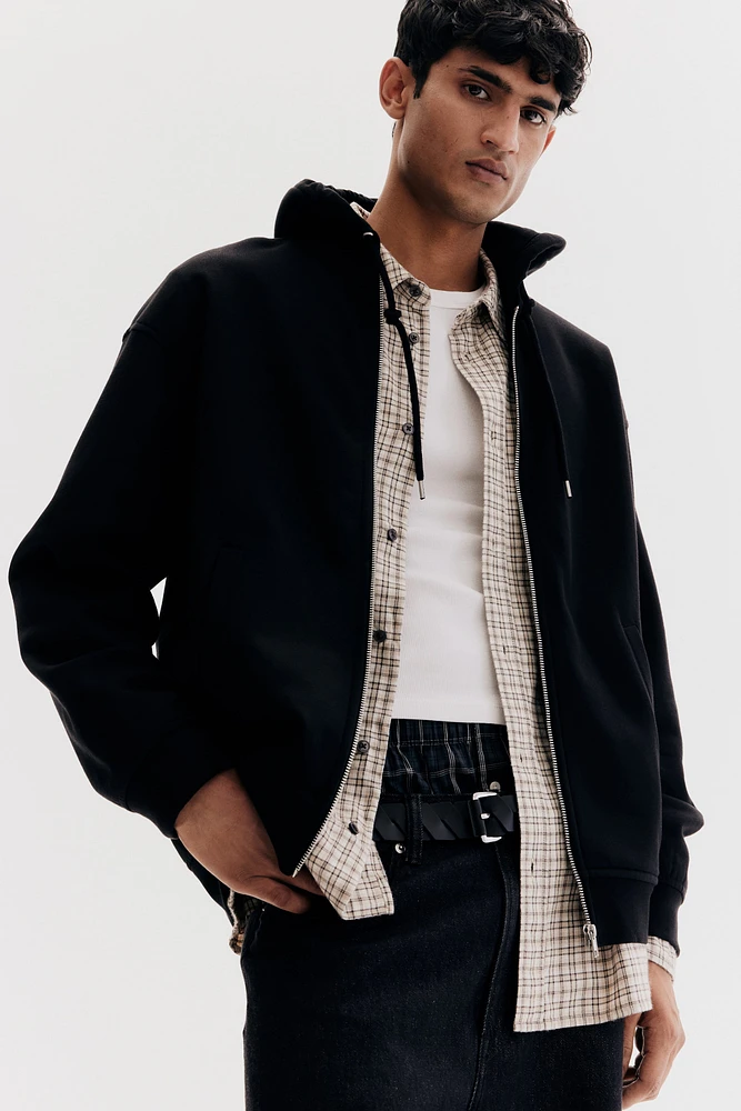 Loose Fit Hooded Jacket