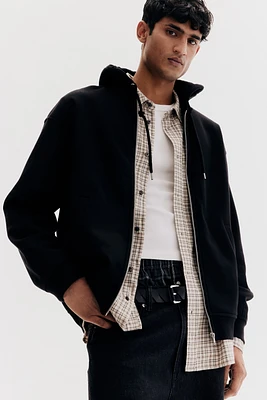 Loose Fit Hooded Jacket
