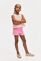 Textured-Knit Shorts