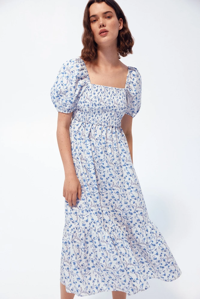 MAMA Cotton Poplin Nursing Dress