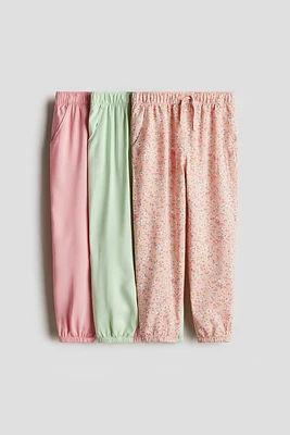 Lot de 3 pantalons jogging