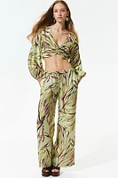 Open-Back Blouse