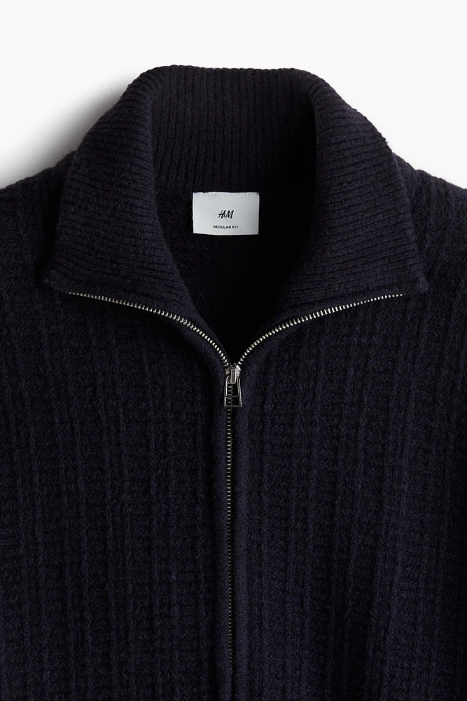 Gilet classique en tricot texturé