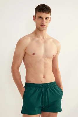 Seersucker Swim Shorts