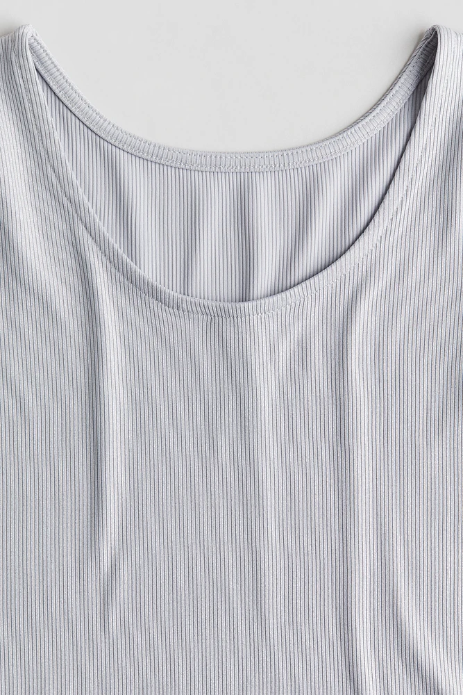 Ribbed Jersey Top