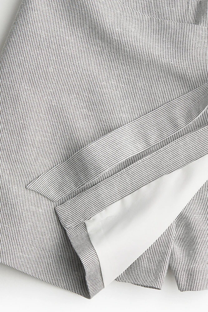 Jupe-short en lin mélangé