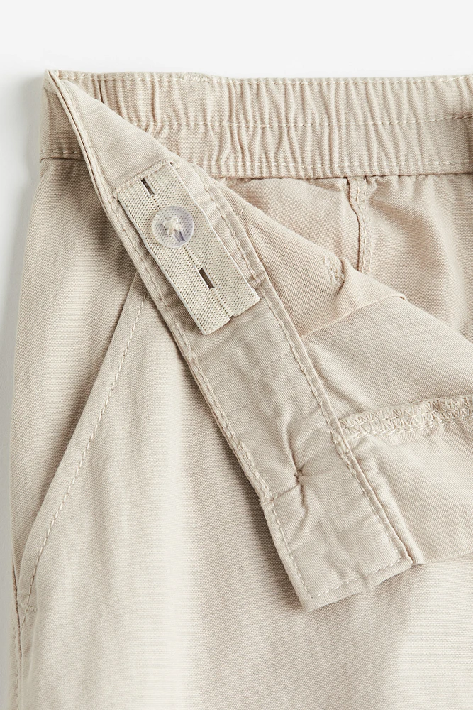 Wide-leg Cargo Pants