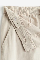 Wide-leg Cargo Pants