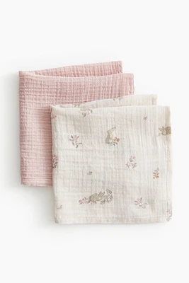 2-pack Small Muslin Cloths