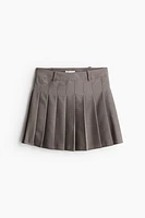 Pleated Mini Skirt