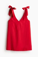 A-Line Tie-Strap Dress