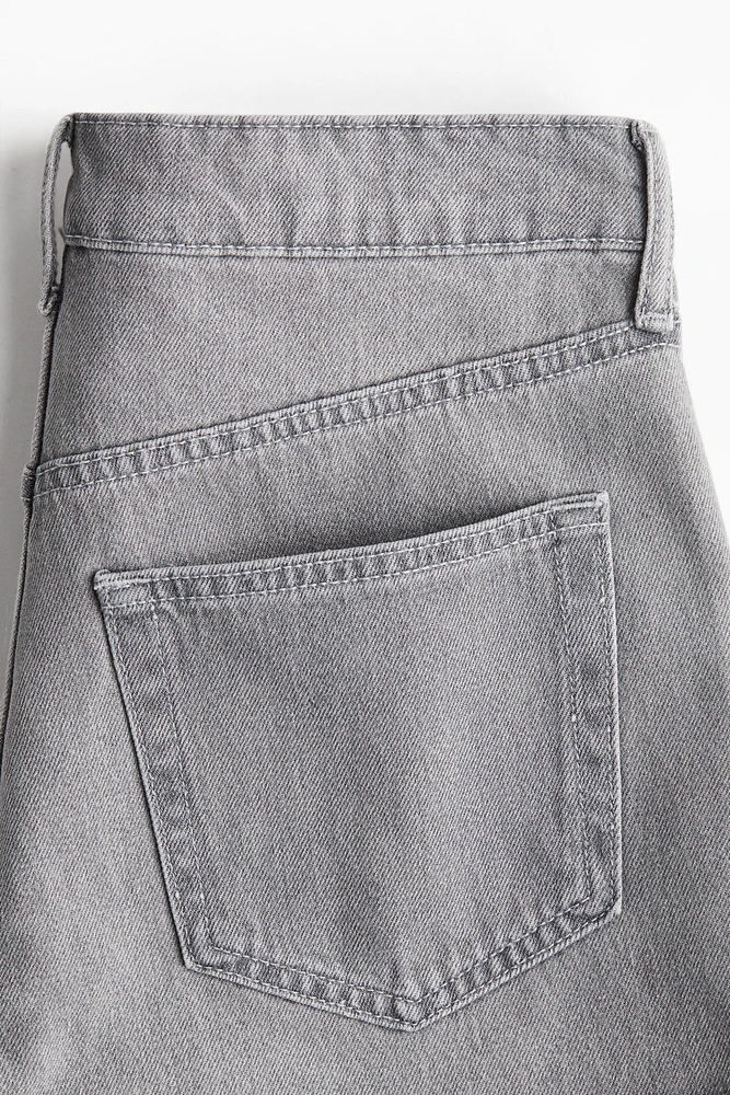 High-Waist Denim Shorts