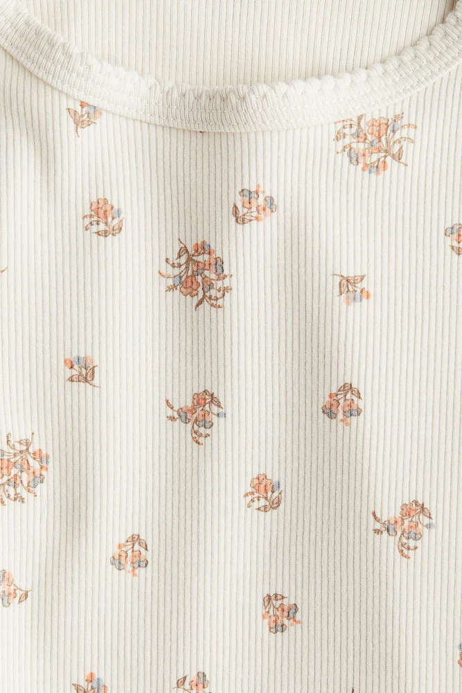 Ribbed Cotton Top
