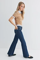 Flared Low Jeans