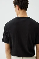 Regular-Fit Textured T-Shirt
