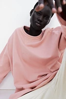 Sweatshirt with Text Motif