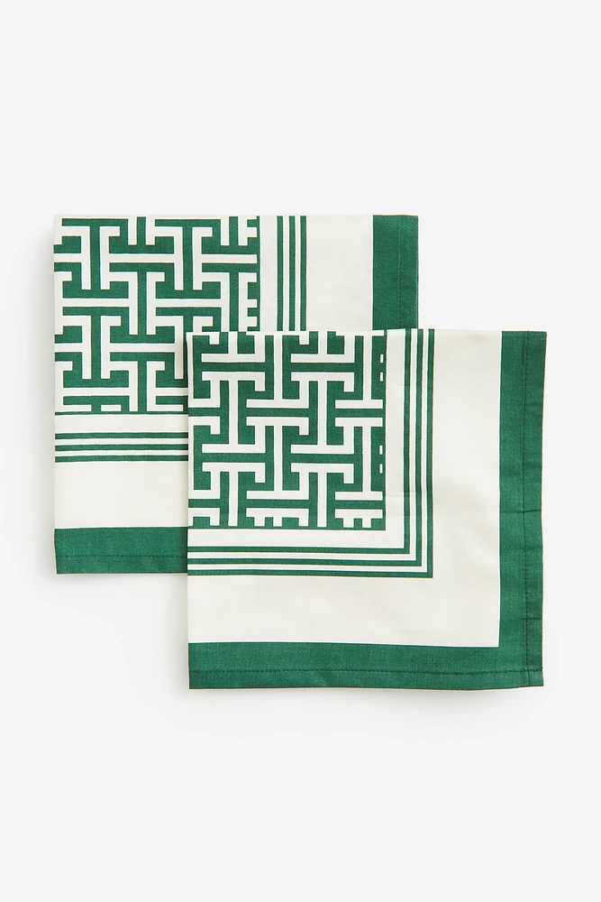 2-pack Cotton Sateen Napkins