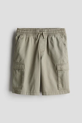 Short cargo en sergé
