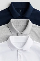 3-pack Cotton Polo Shirts
