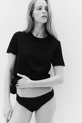 Lot de 3 culottes côtelées en coton