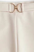 Buckle-detail Dress Pants
