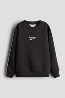 Sweatshirt with Embroidered Detail