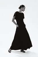 Butterfly-Sleeved Dress