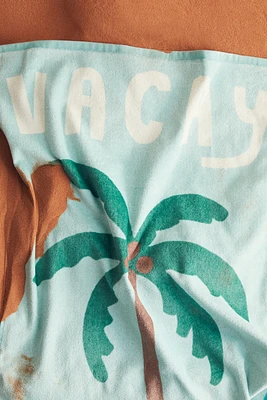 Serviette de bain à motif