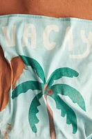Serviette de bain à motif