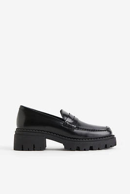 Chunky Leather Loafers