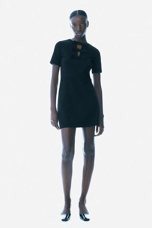 H&M Bow-Detail Jersey Dress | Pacific City