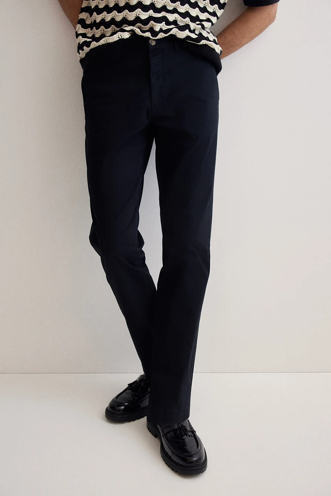 Slim-Fit Cotton Chinos