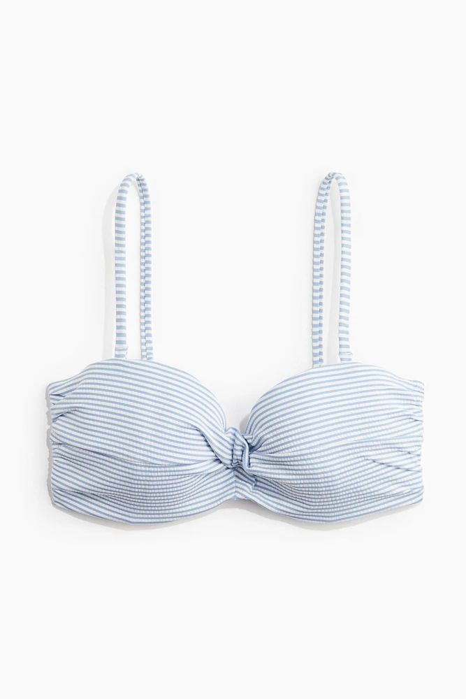 Padded balconette bikini top