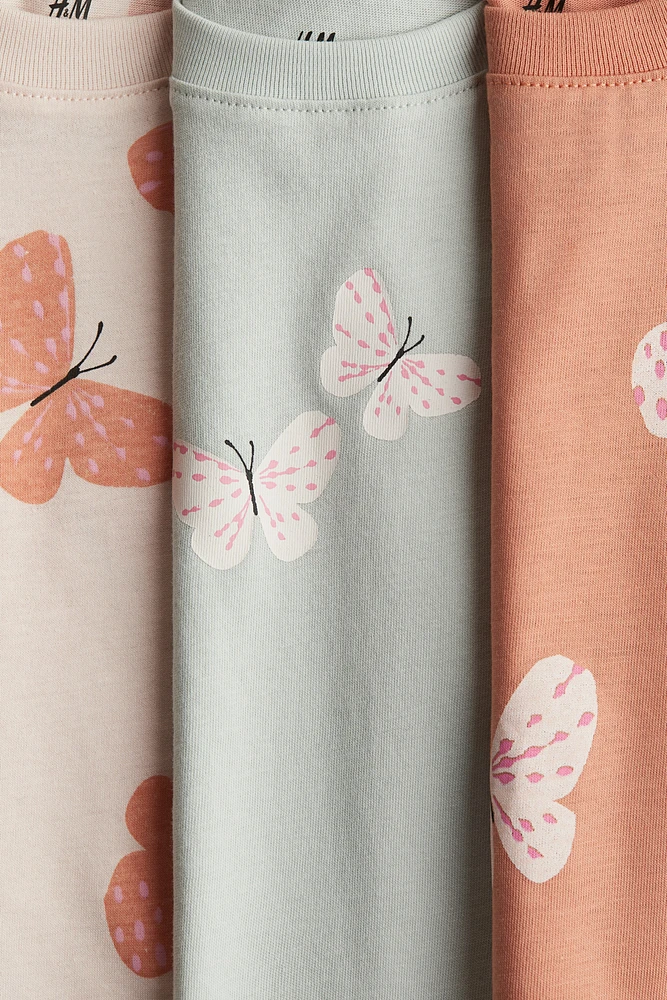 Lot de 3 hauts en jersey imprimé