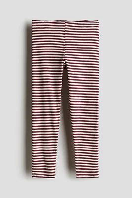 Ribbed Jersey Leggings