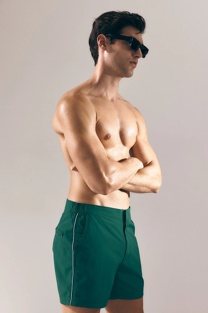 Swim Shorts with Piping