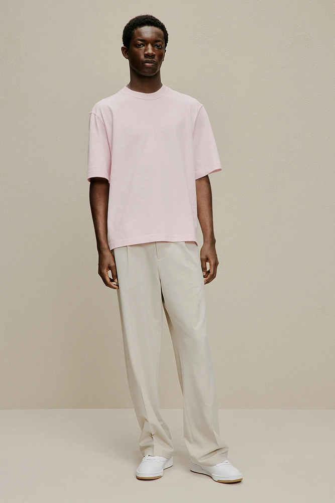 T-shirt délavé Coupe Carrée