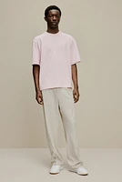 T-shirt délavé Coupe Carrée