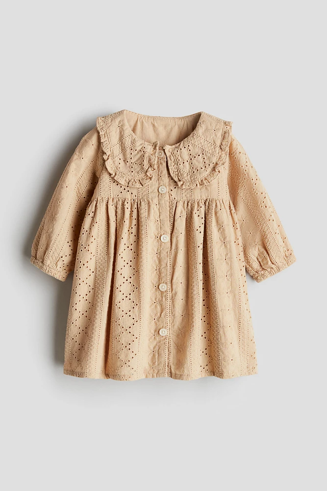 Eyelet Embroidered Cotton Dress