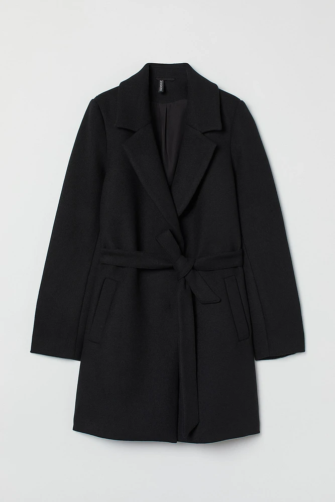 Tie Belt Coat