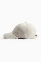 Appliquéd Cotton Cap