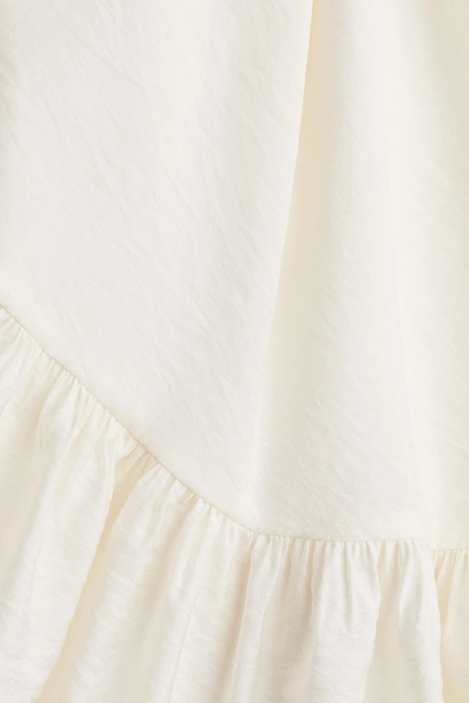 Ruffle-Detail Sleeveless Dress