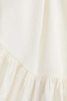 Ruffle-Detail Sleeveless Dress