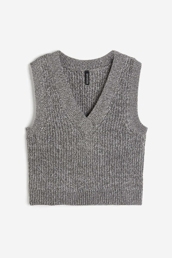 Rib-knit Sweater Vest