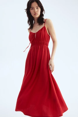 Crinkled Jersey Dress